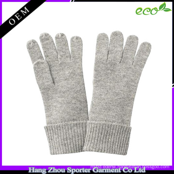 16FZCG04 knitted glove for girls fall winter cheap cashmere glove